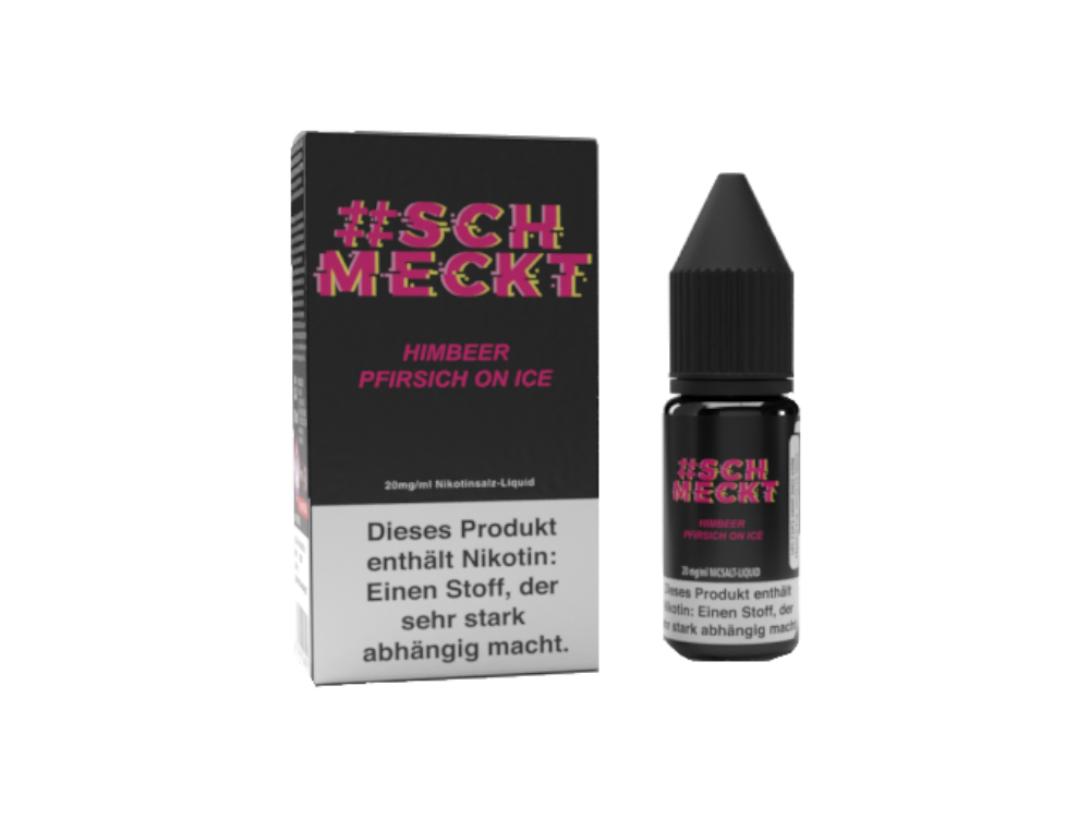 #Schmeckt - Himbeer Pfirsich on Ice - Nikotinsalz Liquid