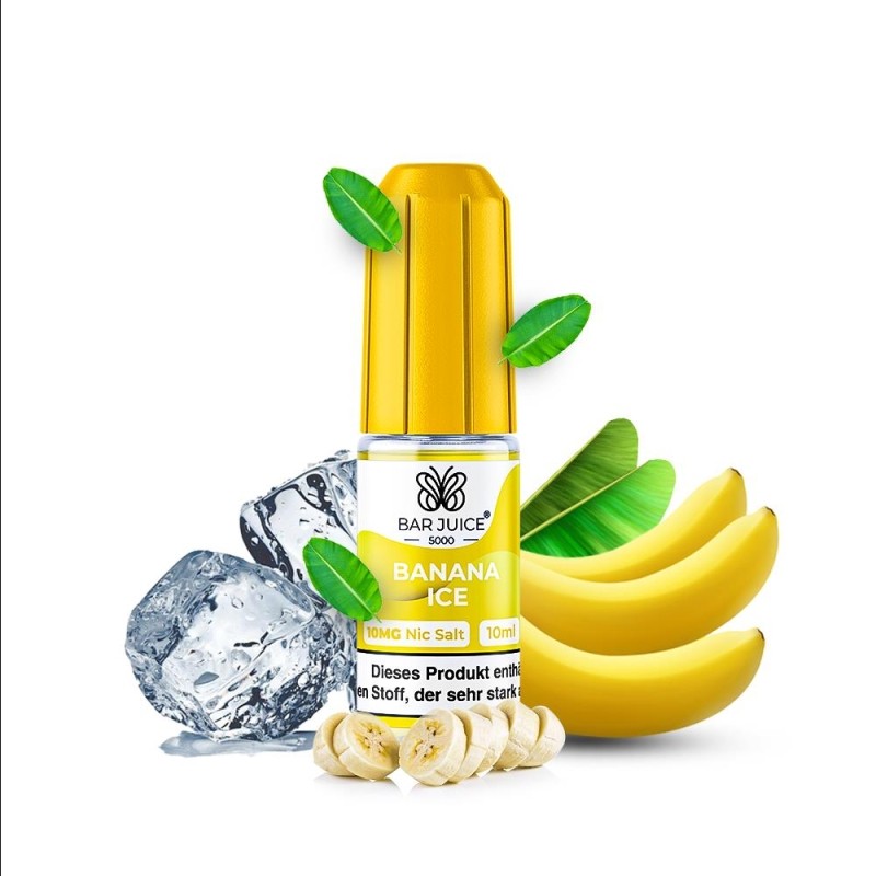 "Banana Ice - Bar Juice 5000 Nikotinsalz" 0mg