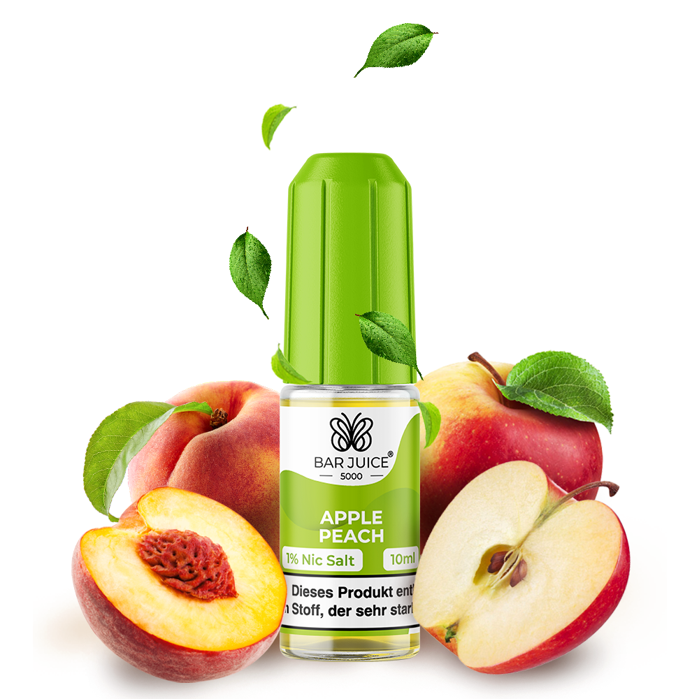"Apple Peach - Bar Juice 5000 Nikotinsalz" 0mg