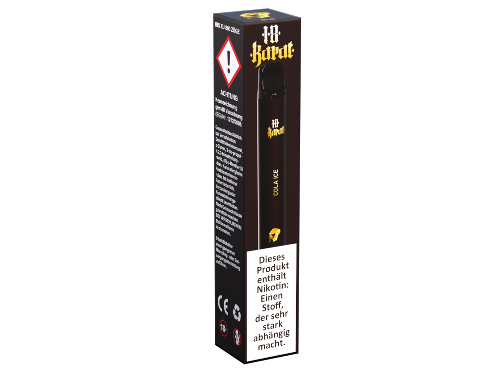 VQUBE 18 Karat Einweg E-Zigarette