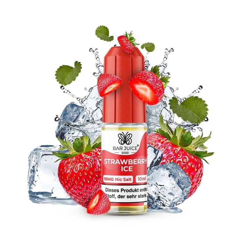 "Strawberry Ice - Bar Juice 5000 Nikotinsalz" 0mg