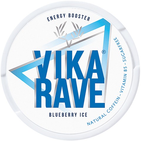 Blueberry Ice - VIKA Rave Koffein Pouches