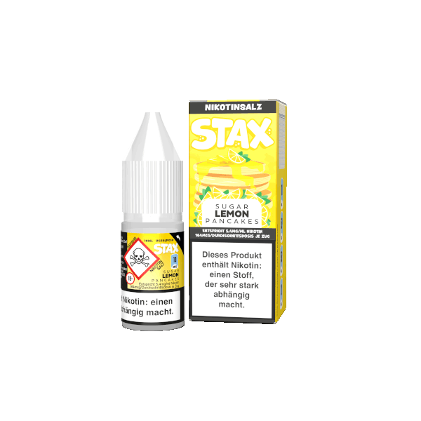 "Sugar & Lemon Pancakes - Strapped STAX NicSalt" 0mg