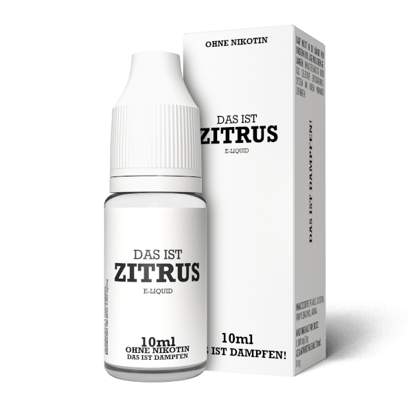 "Zitrus - Das ist Dampfen E-Liquid" 0mg