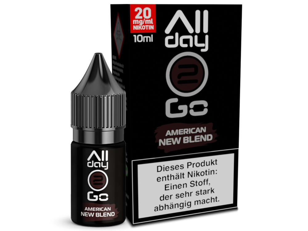 Allday2Go - American New Blend - Hybrid Nikotinsalz Liquid