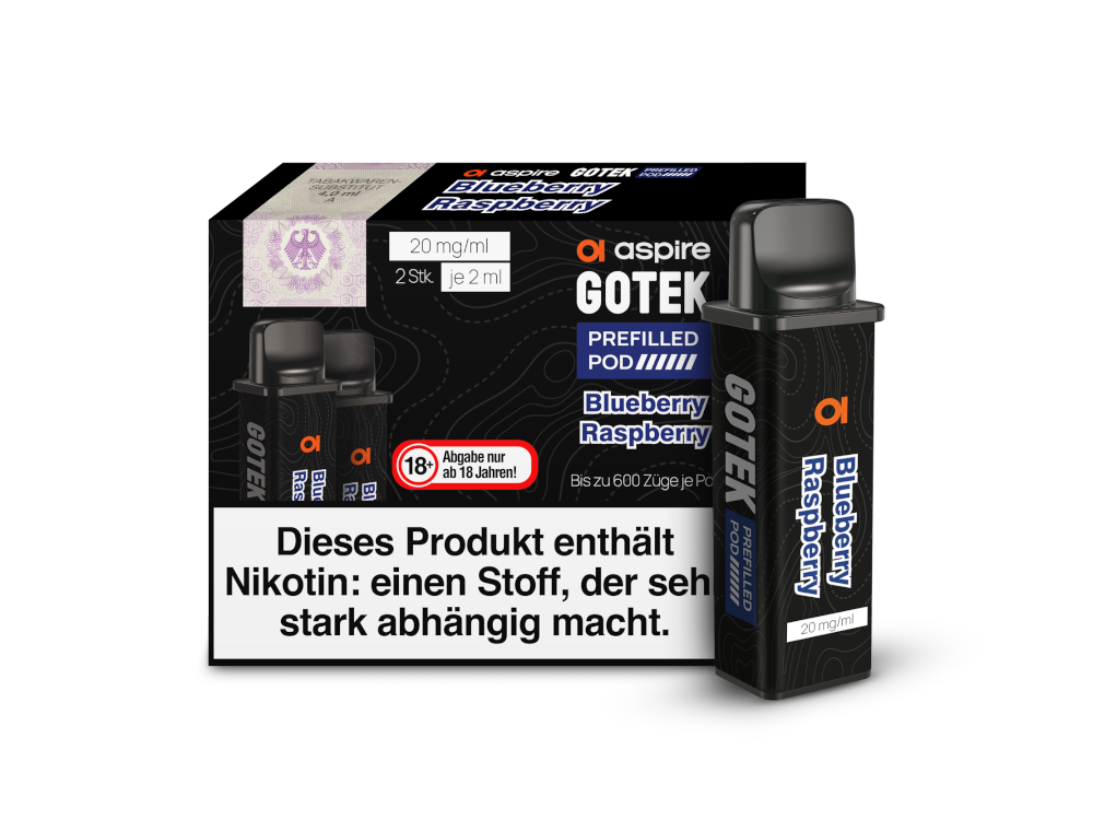 Aspire - GoTek Pod 20mg/ml (2 Stück pro Packung)